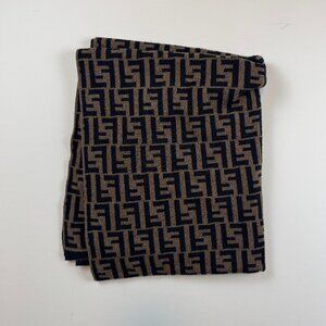 F Print Scarf